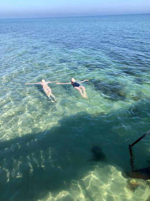 Villa Skont Fiskerhus. Taet Pa By, Havn Og Havet Marstal Esterno foto